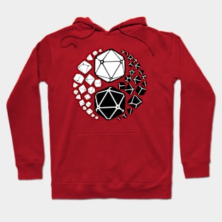 Yin Yang RPG D20 Dice Hoodie